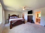 Upper Level Lakeview Master Suite with King Bed and Private Bath